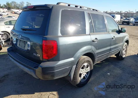 2005 Honda Pilot Ex-L from USA, damaged, VIN 2HKYF185X5H512107
